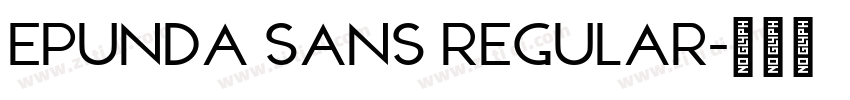 Epunda Sans Regular字体转换